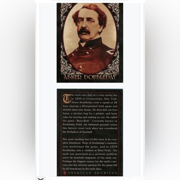 Origins Of Baseball 1744-1899 American Archives Pub. 100 Cards New - Picture 7 of 9